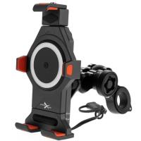 Extreme Style Мото держатель с беспроводной зарядкой anti-vibration R17W в Москве